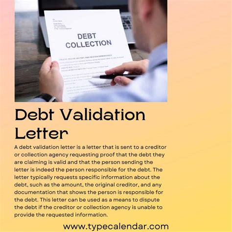 Printable Debt Validation Letter Templates: Customizable Designs [Free]