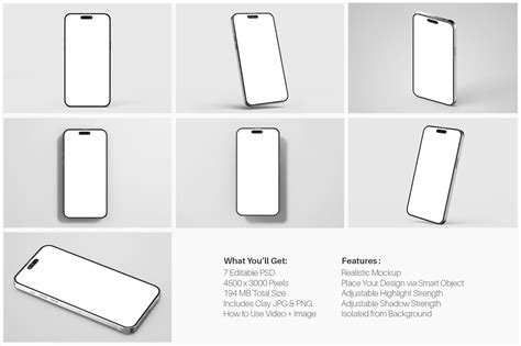iPhone 14 Pro Max PSD Mockup Set on Yellow Images Creative Store - 124868