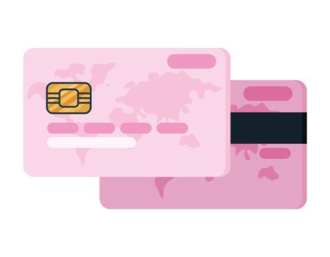 pink credit cards 4063080 Vector Art at Vecteezy