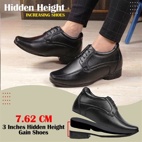Men's 3 Inches Hidden Height Wedding Wear Shoes – BxxyShoes