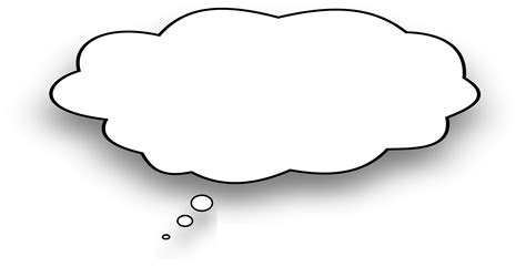 Cloud clipart thought bubble, Cloud thought bubble Transparent FREE for ...