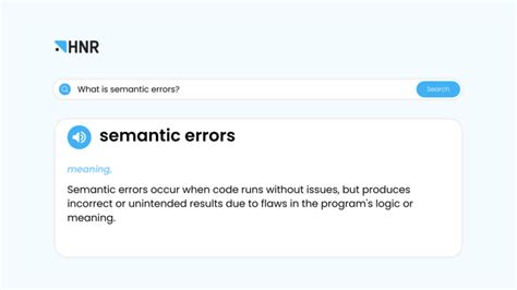 Semantic Error Examples 的图像结果