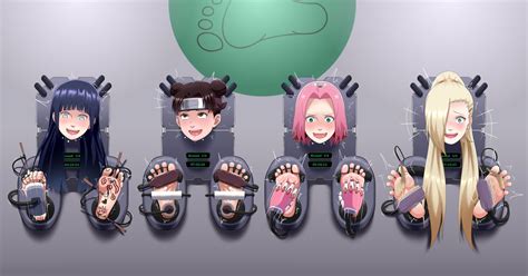 tickling, tickling, foot tickle / 【约稿】木叶の神必特训 - pixiv