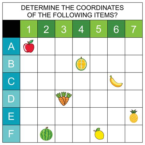 Educational games for kids. Count how many fruits and vegetables. An introduction to the concept ...