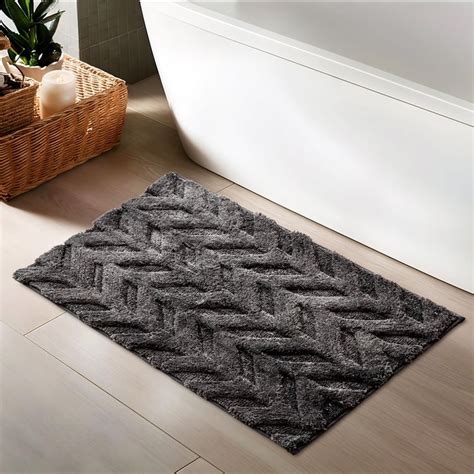 Buy Nova Ashfall Chevron Anti-Slip Bath Mat - 75x50cm from Home Centre ...