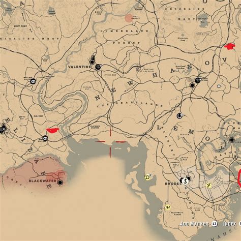 Rdr2 Trapper Locations Map – Red Dead Redemption 2 Legendary Animals ...