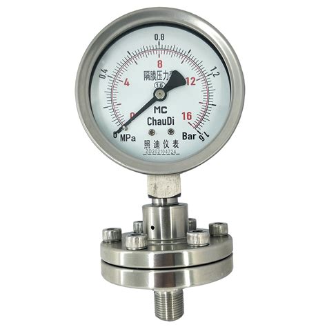 Stainless Steel Bourdon Tube Pressure Gauge with 100mm Dial for Steam Measure - Natural Gas ...