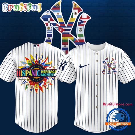 New York Yankees Happy Hispanic Heritage Month 2024 Baseball Jersey