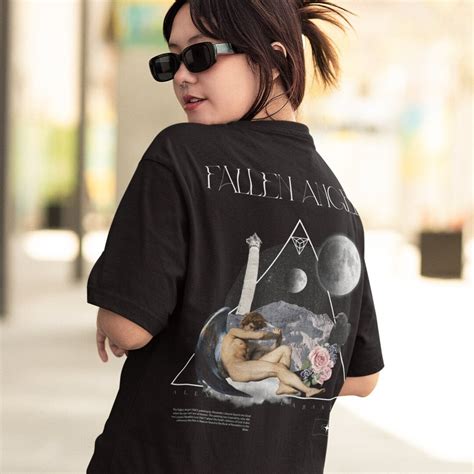 Fallen Angel Shirt - Cabanel Aesthetic Art Tee Backprint Fine Arte ...