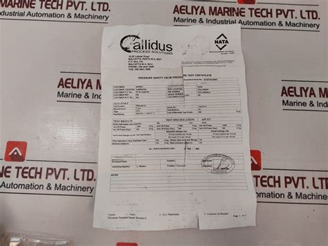 Fukui Fb4X Pop Safety Valve – Aeliya Marine Tech