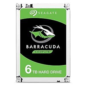 Seagate Barracuda Internal Hard Drive 6TB SATA 6Gb/s 256MB Cache 3.5 ...