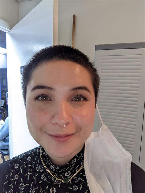 Grown Out Bleach Buzz