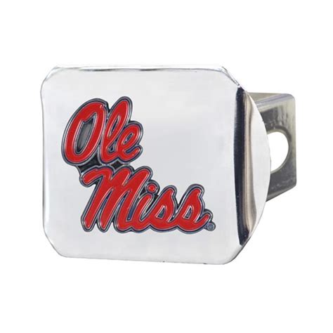 NCAA University Mississippi Ole Miss Rebels Trailer Hitch Cover Fan ...