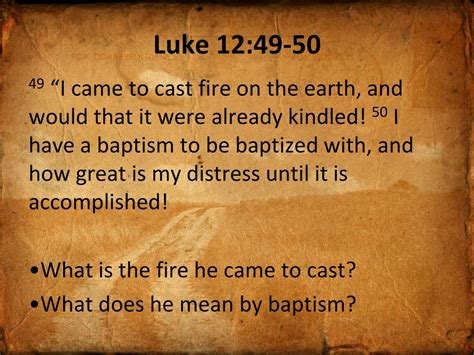 PPT - The Division Jesus Brings: Luke 12:49-53 Study PowerPoint ...