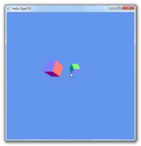 OpenTK Tutorial 的图像结果