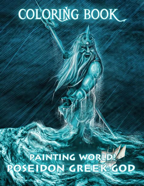 Buy Painting World! - Poseidon Greek God Coloring Book: Explore ...