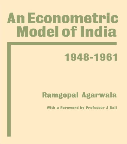 Econometric Model of India eBook : Agarwala, Ramgopal: Amazon.in ...