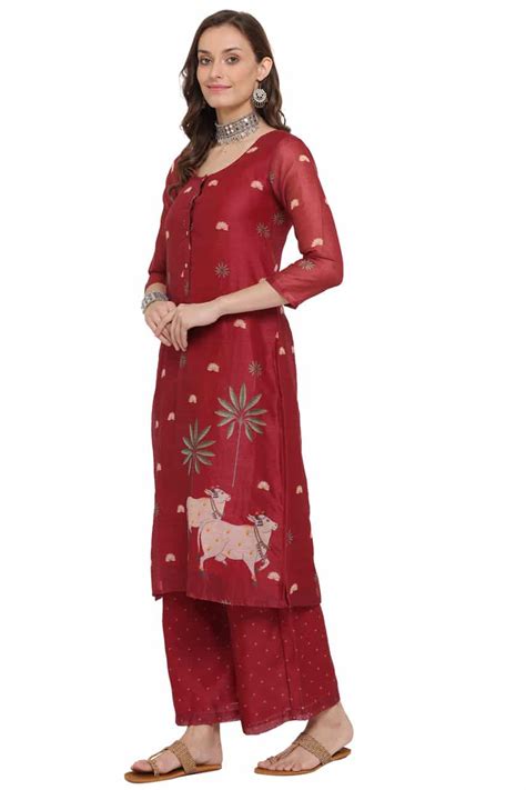 Sangria Kurta – Ikkat Door