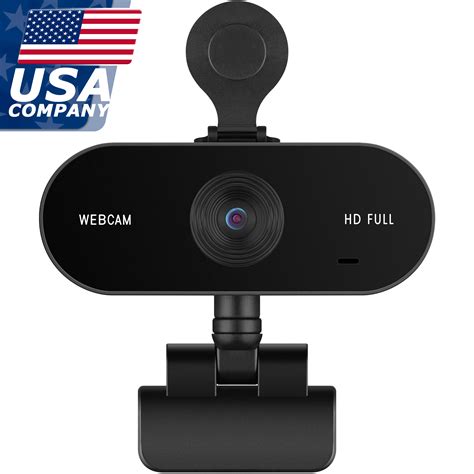 Buy 1440p Webcam Full HD Web Camera w/ Privacy Cover & Built-In ...