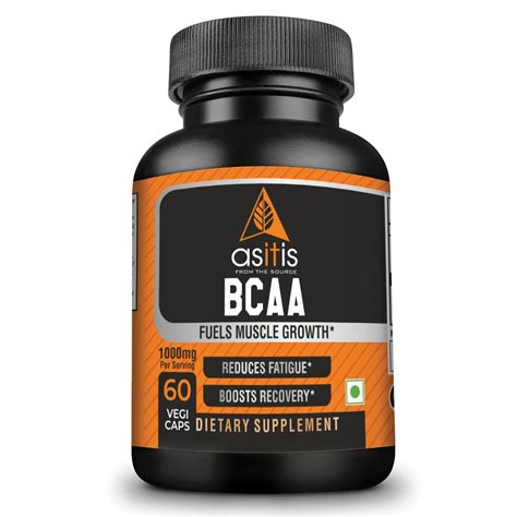 Asitis Nutrition 100% Bcaa Capsules | Pre, Intra & Post-Workout |1000Mg ...