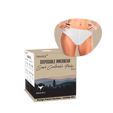 Trawee Disposable Innerwear Women - Panty for Daily Discharge Anti ...