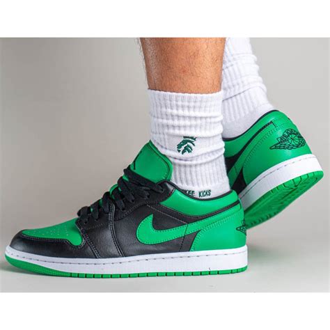 Air Jordan 1 Low "Lucky Green" 553558-065 | Nice Kicks