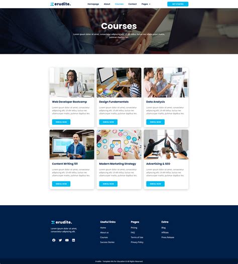 Elementor Online Course Template