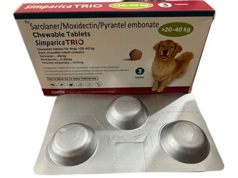 Simparica trio 20 - 40 kg
