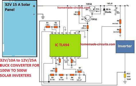 Solar Inverter Schematic Diagram