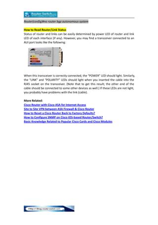 Image result for Cisco IP Router Tutorial