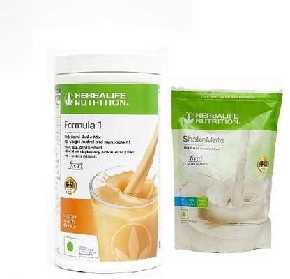 Herbalife Nutrition FORMULA 1 ORANGE + SHAKEMATE Protein Shake Price in ...