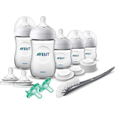 Philips Avent Natural Baby Bottle Newborn Starter Baby Gift Set, SCD206 ...