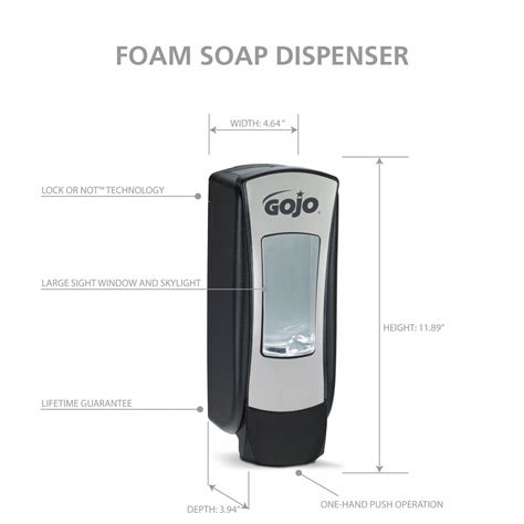Buy GOJO ADX-12 Manual Hand Hygiene Dispenser 1 Ct Online at Lowest ...