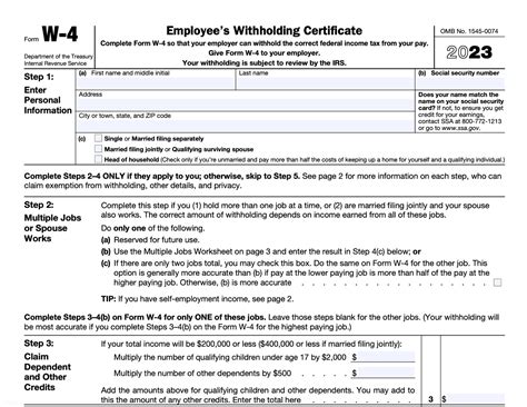 How to Fill Out Your W-4 Form in 2023 (2026)