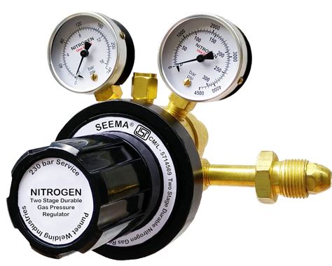 SEEMA® Two Stage Durable Nitrogen Gas Pressure Regulator | ISI ...