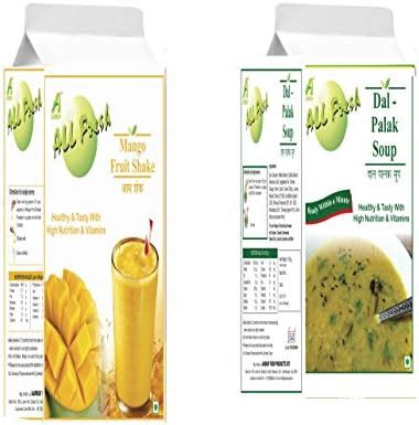 APEE NATURALS: Mango Fruit Shake And Dal- Palak Soup Powder 100 G 100G ...