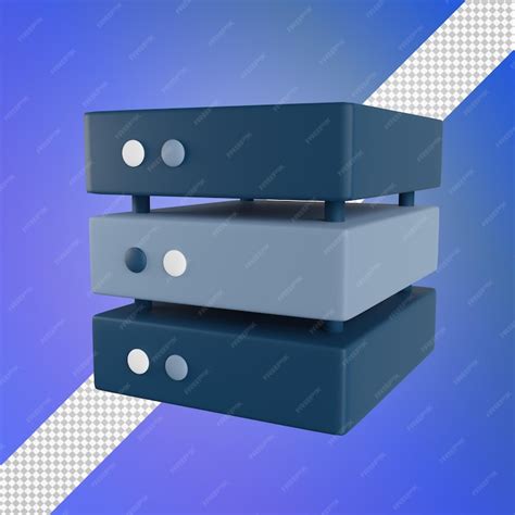 Database 3d illustration | Premium PSD