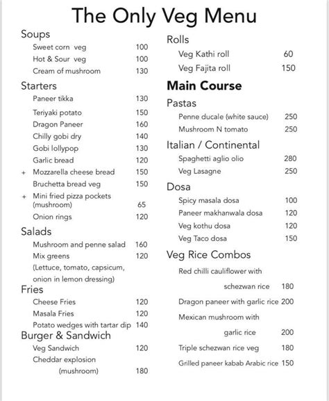 Menu at ko.co. kottayam company, Kottayam