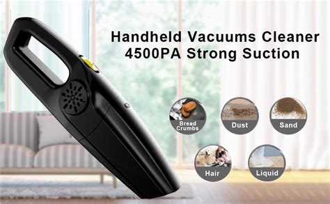 GK-JLPV Handheld Vacuum Cleaner Cordless - Mini Car Vacuum Cleaner ...