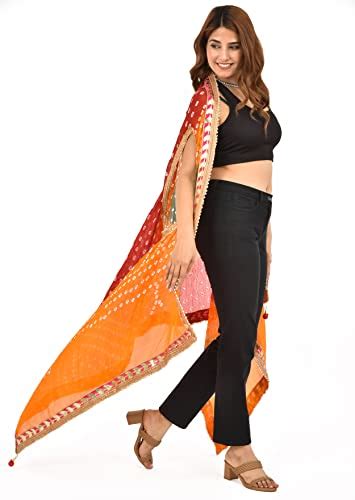 Buy Pk Hub Jaipuri Rajasthani Shrug Women's Silk Bandhani Bandhej Multi ...