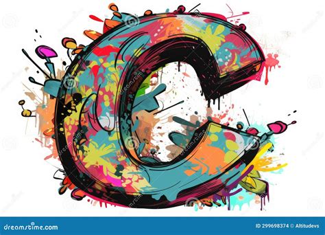 The Letter C In Graffiti