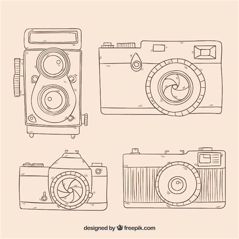 Camera outline Vectors - Download Free High-Quality Vectors from ...