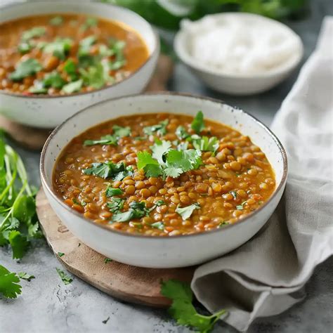 Brown Lentil Curry Recipe
