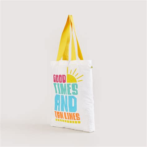 Buy Minerals White Printed Cotton Reusable Tote Bag - 35x45cm from Home ...