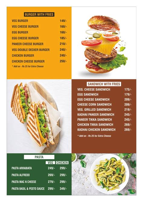 Menu at Dream Art Cafe Banquet & Restaurant - Jankipuram, Lucknow