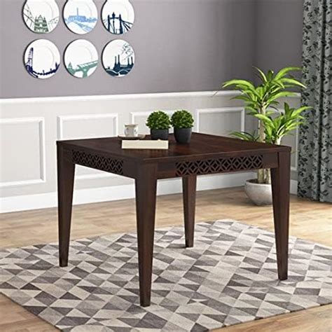 KENDALWOOD™ Furniture Sheesham Wood Dining Table (34x34 Inch) | Multi ...