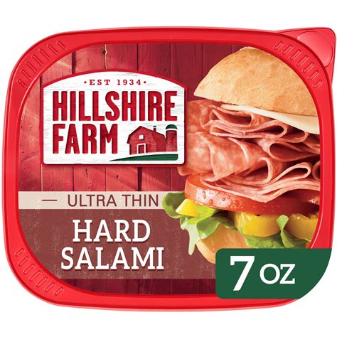 Vegetarian? Hillshire Farm Ultra Thin Sliced Hard Salami Deli Lunch ...