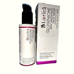 Lorica Glutathione Skin Brightening Face Wash with Vitamin C & E, and ...