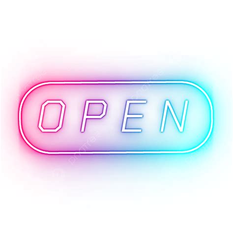 Neon Open Png