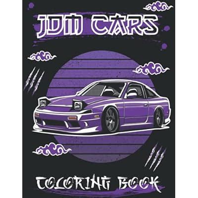 JDM CARS COLORING BOOK: JDM coloring book | Japanese | Ubuy India